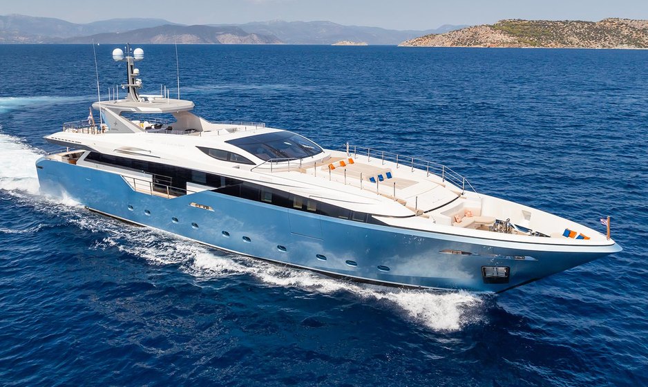 Charter Yacht BLUE MOON Officially Joins the Mediterranean Yacht Charter Fleet